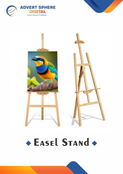 Wooden Easel Stand – Premium Pine Wood Display & Painting Easel